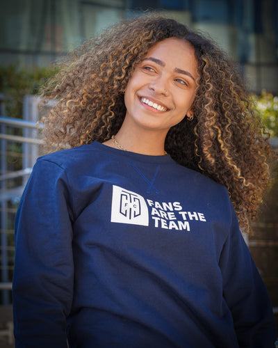 Fans Are The Team - Navy Sweater